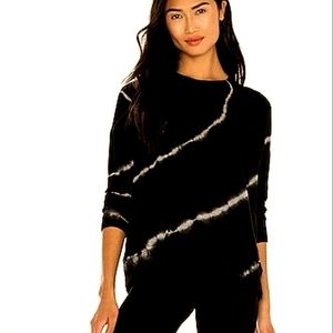 SUNDRY  tie dye oversized sweater  black & white size 3